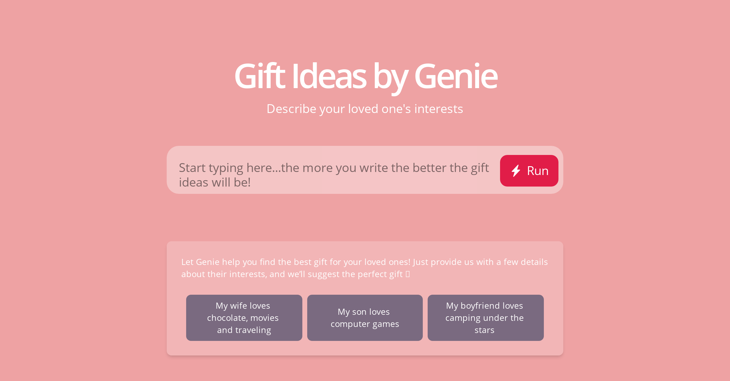 Gifts Genie