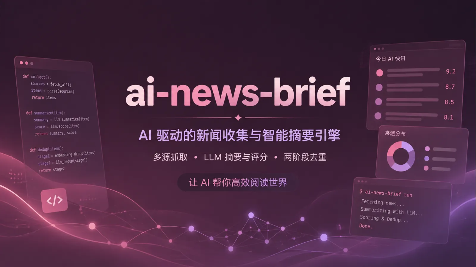 ai-news-brief：值得关注的开源 AI 工具项目