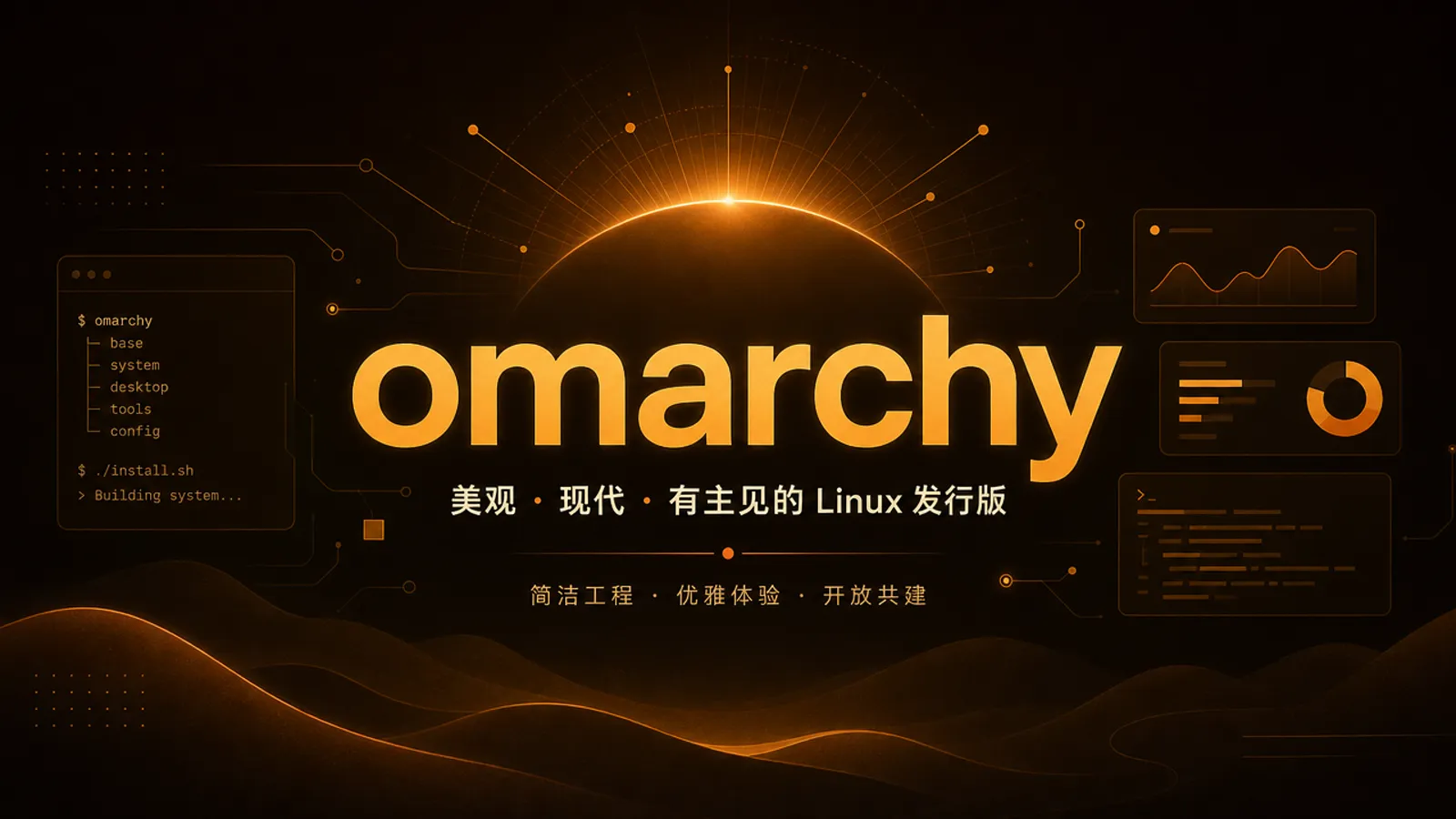 Omarchy 上手指南：从安装一套有主见的 Linux，到把日常工作流固定下来｜AI 生成封面图