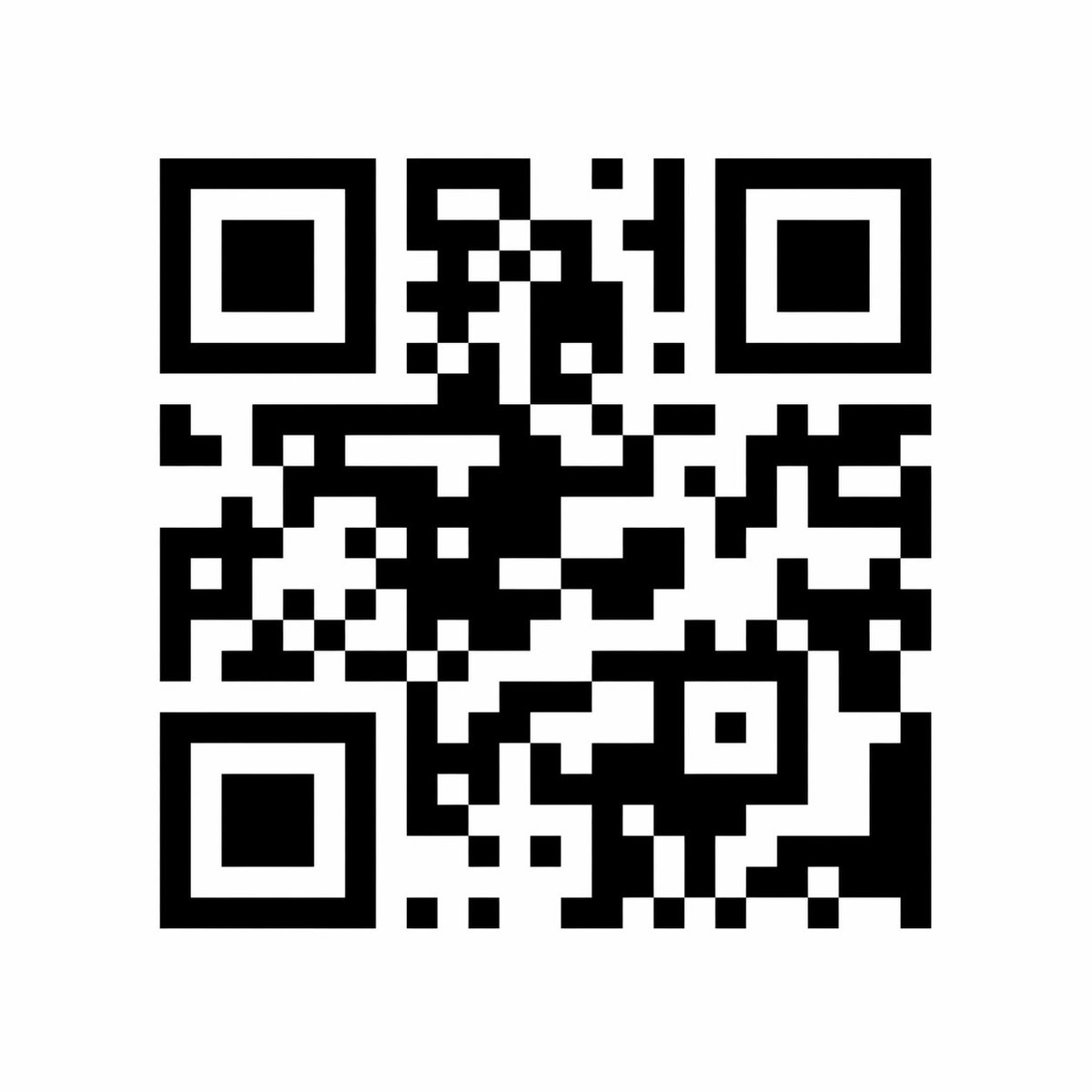 一个高对比度、完全平面、黑白配色的二维码，能够有效扫描出 URL 'wikipedia . org'。二维码必须有效、功能正常，并且在白色背景上独立呈现。https://t.co/2syANT...