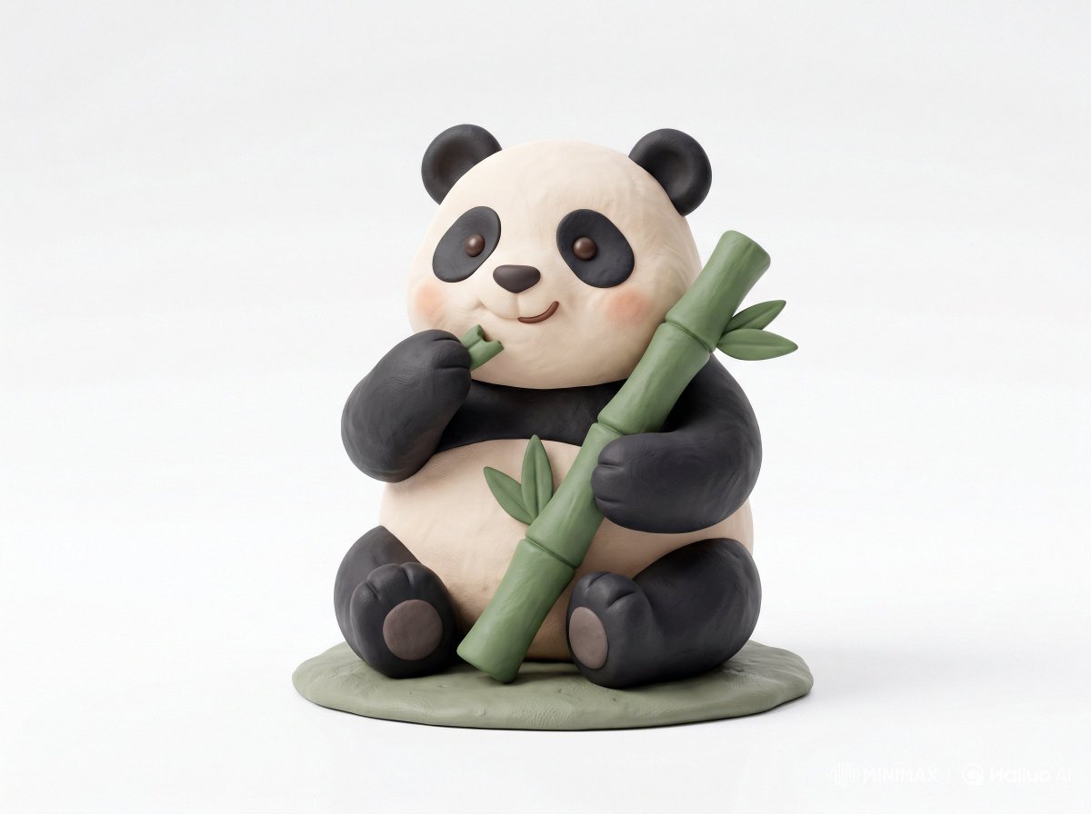 一个[主体]的可爱3D渲染，哑光表面，捏陶图标风格，简洁风格化设计，[正在做动作]，[情绪或氛围]，圆润比例，柔和雕刻细节，俏皮肢体语言，鲜艳的[颜色1]、[颜色2]和[颜色3]点缀，......