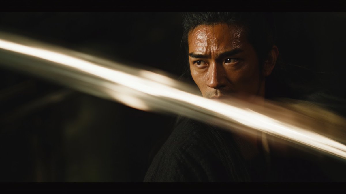 魔法光环，发光的武器，激光特效，悬浮的刀剑，缓慢笨拙的动作，扭曲变形的肢体，多余的手指，解剖结构错误，闪烁毛刺的转场，动漫风格，3D渲染质感，柔焦，明亮欢快的打光，武侠片（wire-fu）物理...