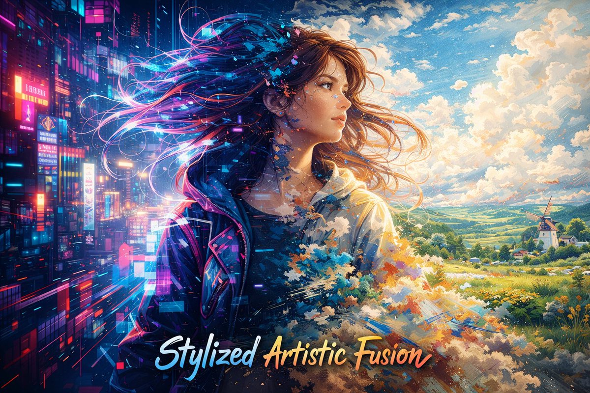 🎨提示 6：风格化与艺术融合创作器 （适用于动漫、赛博朋克、油画或任何狂野创意风格） 将以下内容复制粘贴到 Grok 中： "You are an artistic director fusi...