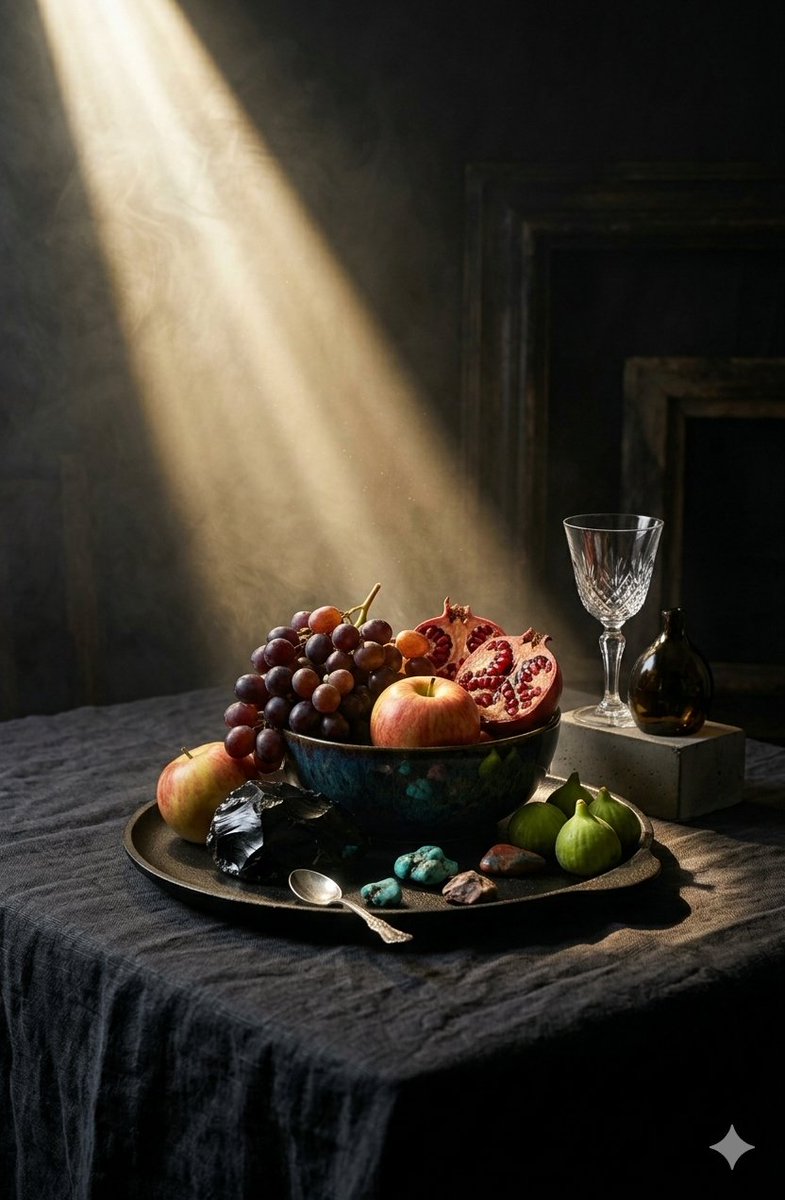 { "prompt_metadata": { "version": "2.0", "theme": "Surreal Stealth-Wealth Still Life", "scene_se...
