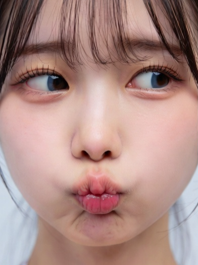 微距拍摄，嘟嘴，眼睛看向一旁，柔软的皮肤纹理 https://t.co/r3HPlhZtKD