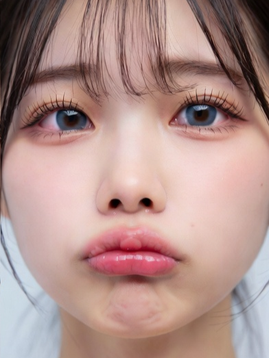 微距拍摄，嘟嘴，眼睛看向一旁，柔软的皮肤纹理 https://t.co/r3HPlhZtKD