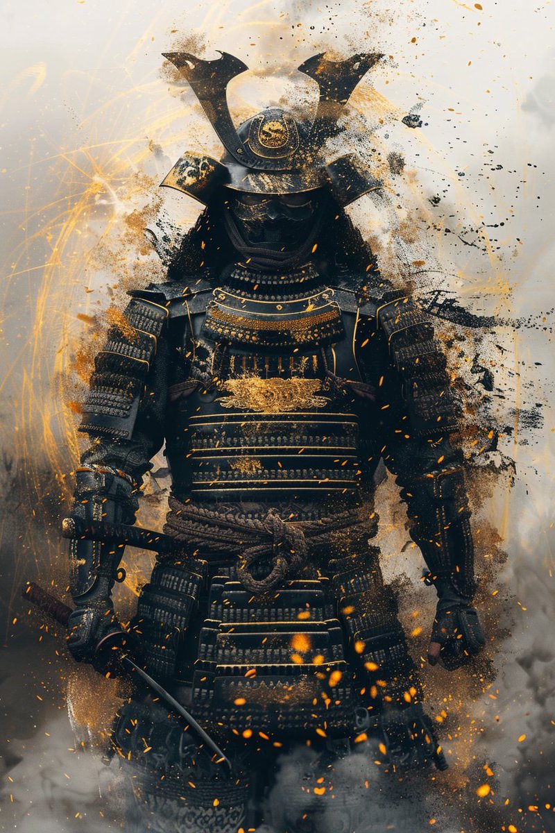 幕府将军/Shogun （Midjourney V6） 提示词/prompt（参数/parameters）： --ar 2:3 --raw --stylize 250 --v 6 日本武士全身...