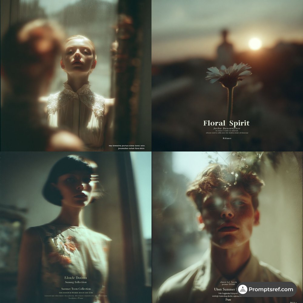 这个 SREF 让人感觉像是 Peter Lindbergh 在黄金时刻遇见了 Paolo Roversi。 sref 3368833261 带给你那种柔和对焦的电影感时尚风格，温暖的棕色调、...