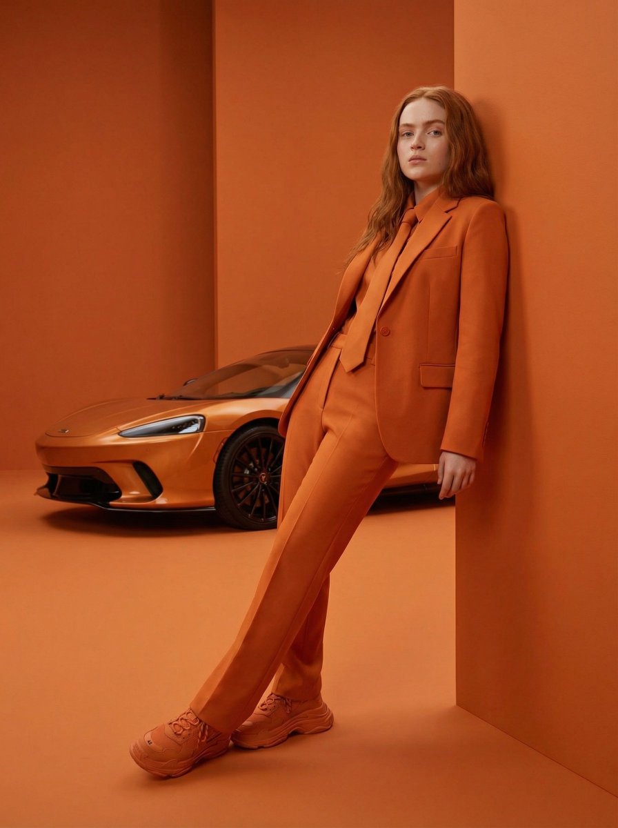 { "photo_type":"high-fashion editorial, monochrome luxury aesthetic", "subject":{ "type":"young...