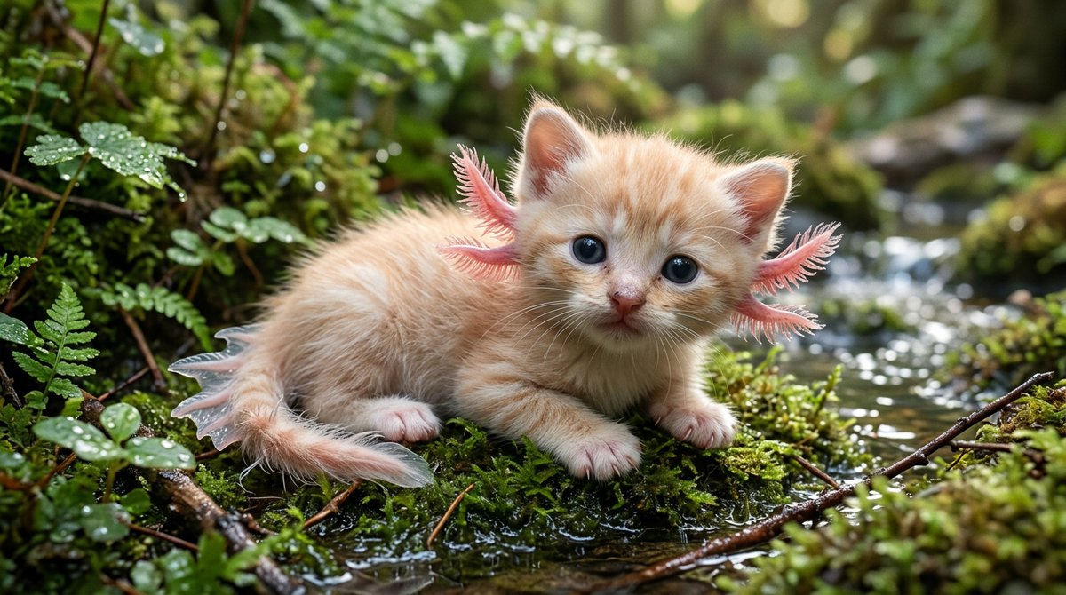 Toshi 的提示分享： 混合生物！🐾✨🌿 两种动物在超写实特写肖像中的逼真融合！ 替换两个占位符以获得不同的动物。 在你选择的 AI 工具中进行调整，我使用的是 @AdobeFirefly...