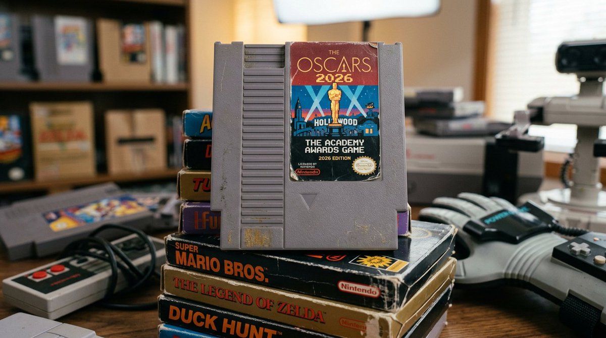 Toshi 的提示分享： 经典 NES 卡带！🎮🖤✨ 创作经典 NES 游戏卡带的超写实产品摄影作品！ 将占位符替换为你自己的想法，并在你选择的 AI 工具中进行微调。我使用的是 @Adobe...