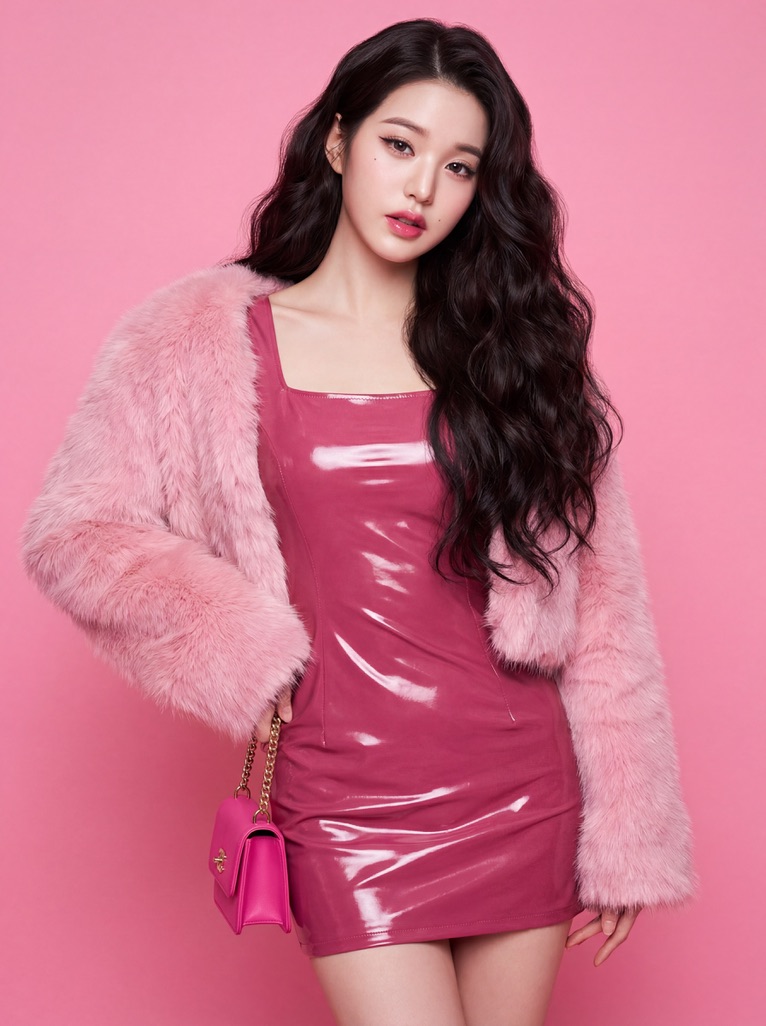 蓝色、粉色，还是红色？ Yujin Wonyoung Liz IVE Nano Banana Pro via @Hailuo_AI Yujin { "prompt": "ultra-detai...