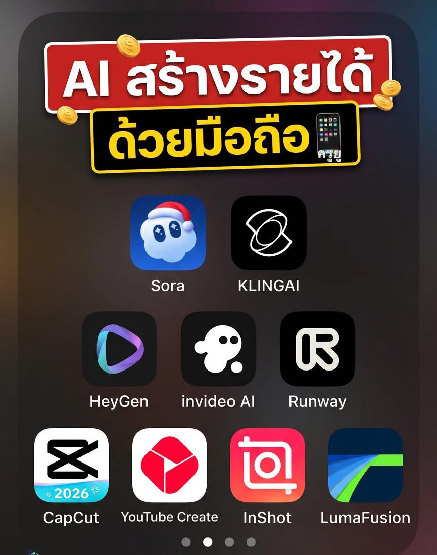 💰 用 AI 赚钱的公式（仅需一部手机） AI 通过文字生成视频 只需输入提示词（Prompt） AI 即可立即生成视频 可用于 • YouTube 视频 • TikTok 视频 • AI 短...
