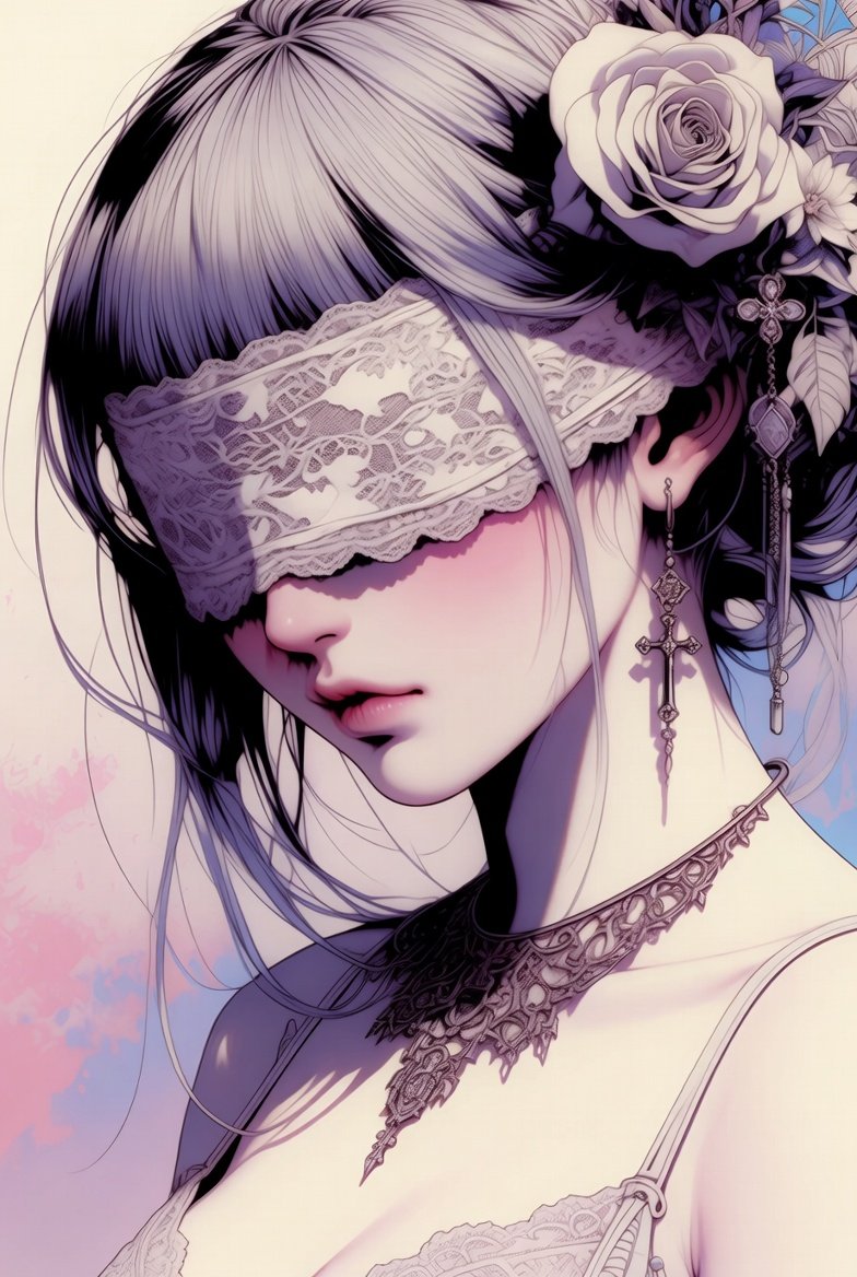 Azu，好久不见。 我画了一些同人作品（fan art）。 它们都用了同一个提示词，但 Midjourney、Grok、Copilot 和 Gemini 各生成了不同的结果。🎶 现在的科技真是...