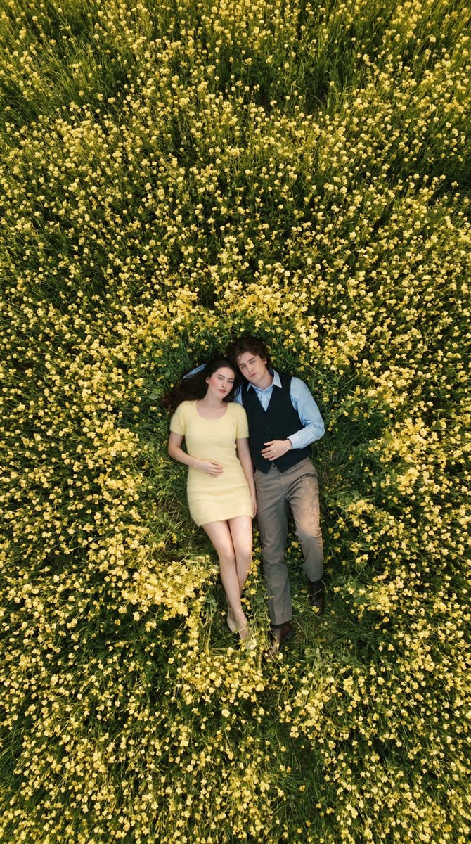 romantic, dreamy, nostalgic, intimate, artistic, calm, top-down aerial c...