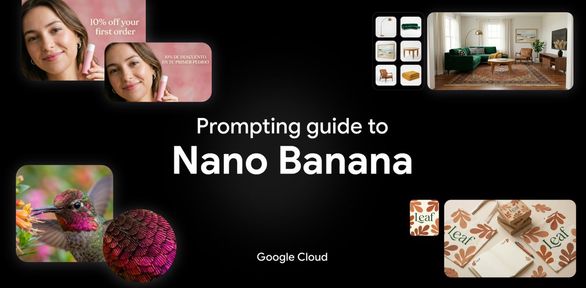 关键词在图像生成中已经不再奏效了。 Google 刚刚解释了原因。 他们全新的 Nano Banana 提示词指南改变了你对图像提示词的思考方式。 核心转变很简单。 停止罗列关键词。开始导演场...