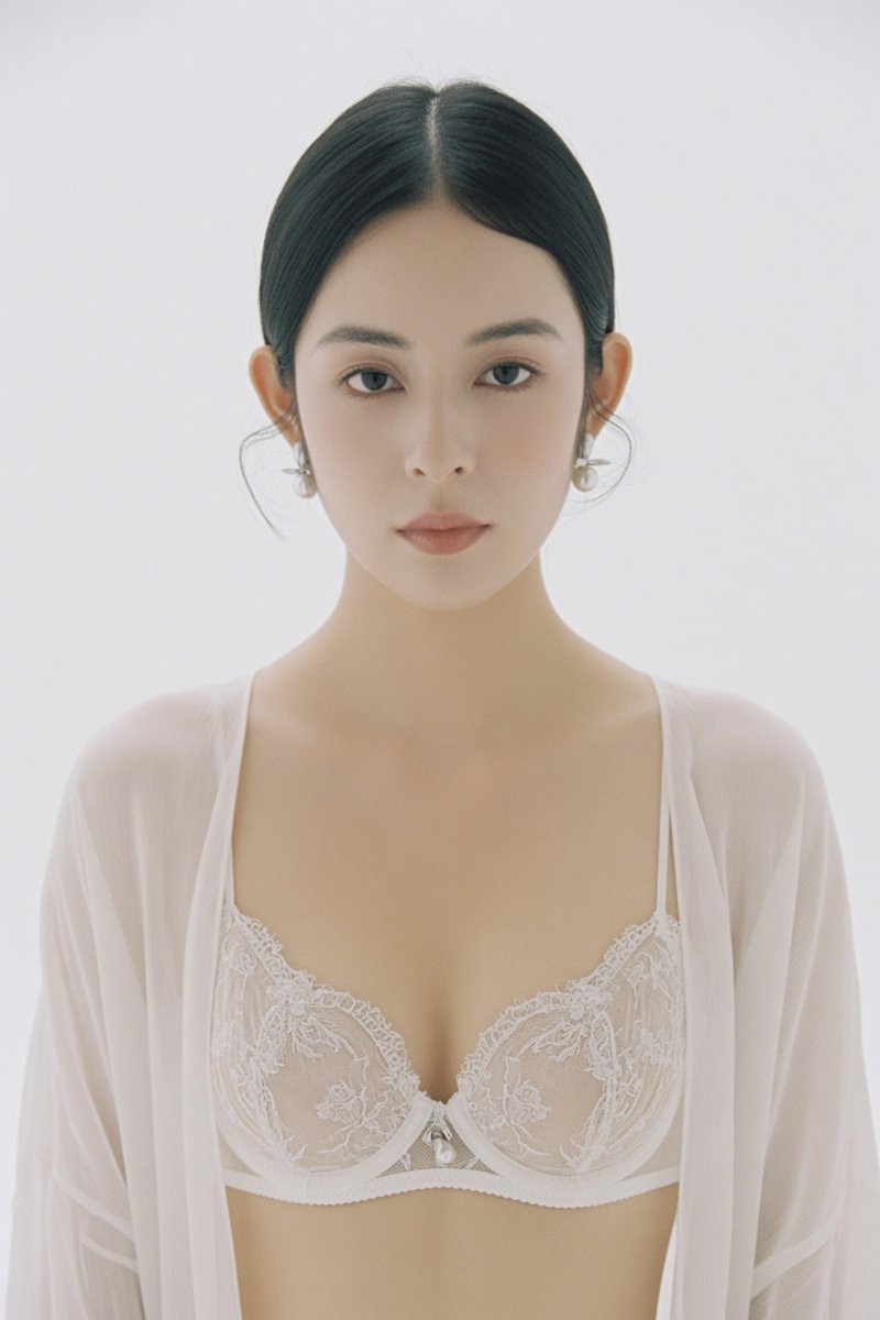GPT Image 2 on ChatGPT Prompt ⬇️⬇️⬇️ 一位年轻成年东亚女性，上半身近景肖像，画面从胸部以上至头顶。人物位于画面中央略偏右，身体微微侧向左侧约20度，头部轻轻...