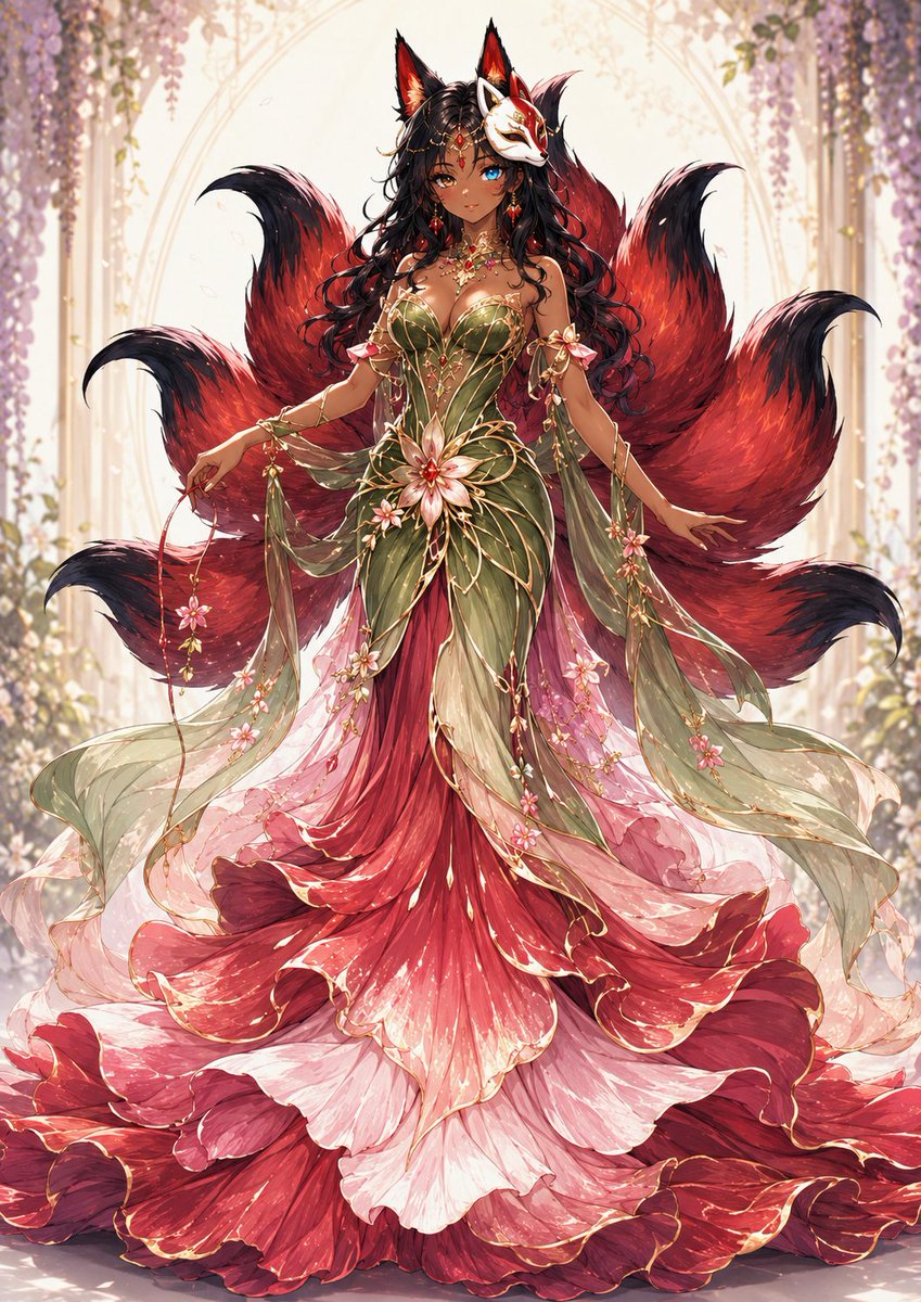 好吧，我又有一个 Dress 提示词，老实说这可能是最好的一个，我真的希望你们喜欢，是的，再次说明，你们也可以试试看，哈哈。请享用。 这是一个可以复制即用的 **花朵连衣裙提示词**： ---...