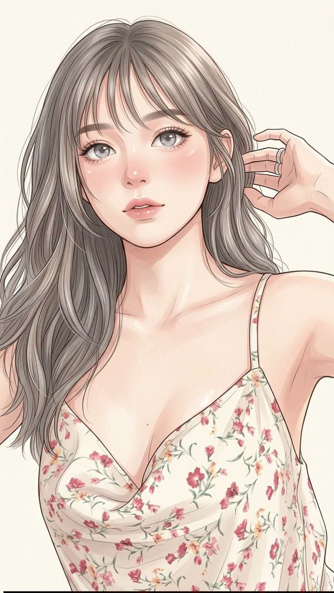 使用 Google Gemini Nano banana pro 🍌 制作 Prompt ⤵️ 与对象100%相同！ 超高级动漫风格半写实插画，搭配精致的漫画美学，融合干净的线条艺术、柔和的绘...