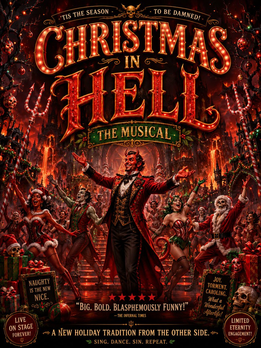 《Christmas in Hell》, 音乐剧 https://t.co/kZgNLeOf1s