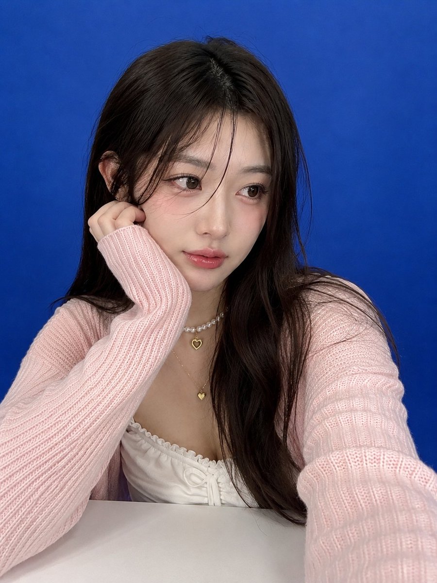 超写实智能手机自拍，真正用现代手机拍摄，而非单反或AI渲染。一位美丽的年轻东亚女性，拥有白皙瓷器般肌肤，丝滑深棕色长发自然垂落在肩头，柔和蓬松的碎发修饰脸型，大而富有表现力的棕色眼睛，自然韩系...