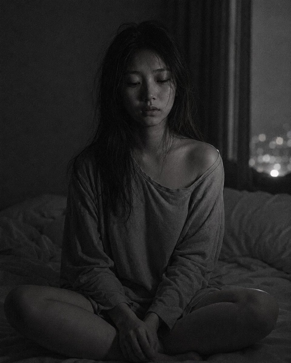 GPT Image 2 on ChatGPT 情绪系列《公寓一夜》- 10： One Night in the Apartment - Part 10： 两点钟是它自己的国度 提示词⬇️⬇️⬇...