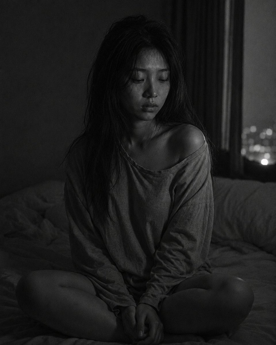 GPT Image 2 on ChatGPT 情绪系列《公寓一夜》- 10： One Night in the Apartment - Part 10： 两点钟是它自己的国度 提示词⬇️⬇️⬇...