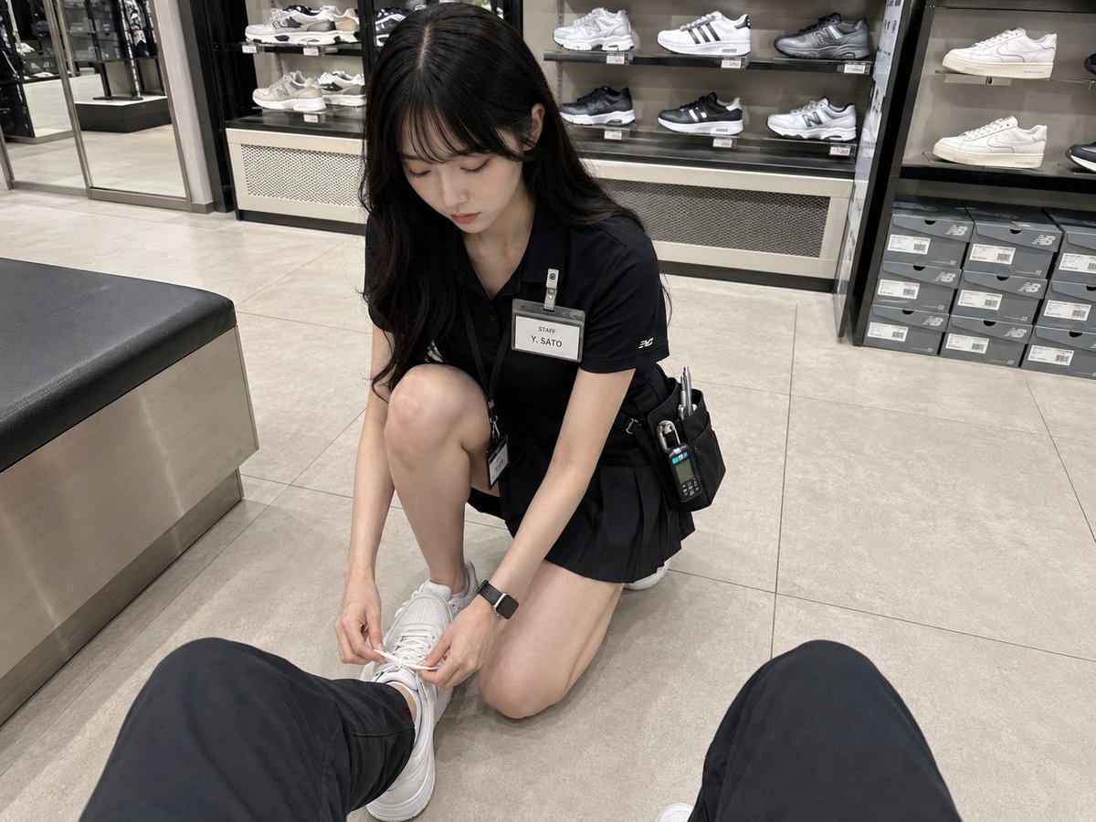 GPT # 图像格式与拍摄视角 生成一张横版4:3的手机照片。 图像从坐在椅子上的第一人称视角拍摄。 相机位于就座者胸部到面部的高度，以明显的高角度斜向下拍摄。 使用手机略微广角的镜头，呈现自...