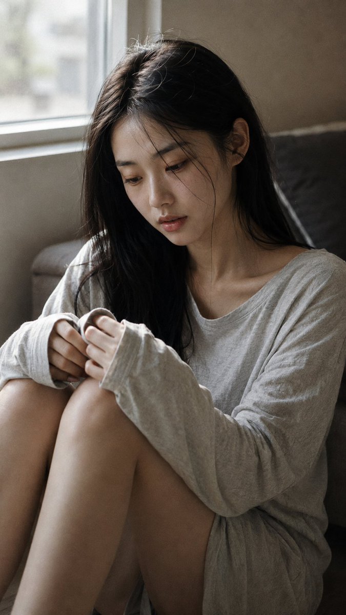 GPT Image 2 on ChatGPT 情绪系列片《公寓一夜》- 2： One Night in the Apartment - Part 2： 她已经知道了 提示词⬇️⬇️⬇️ 近距离...