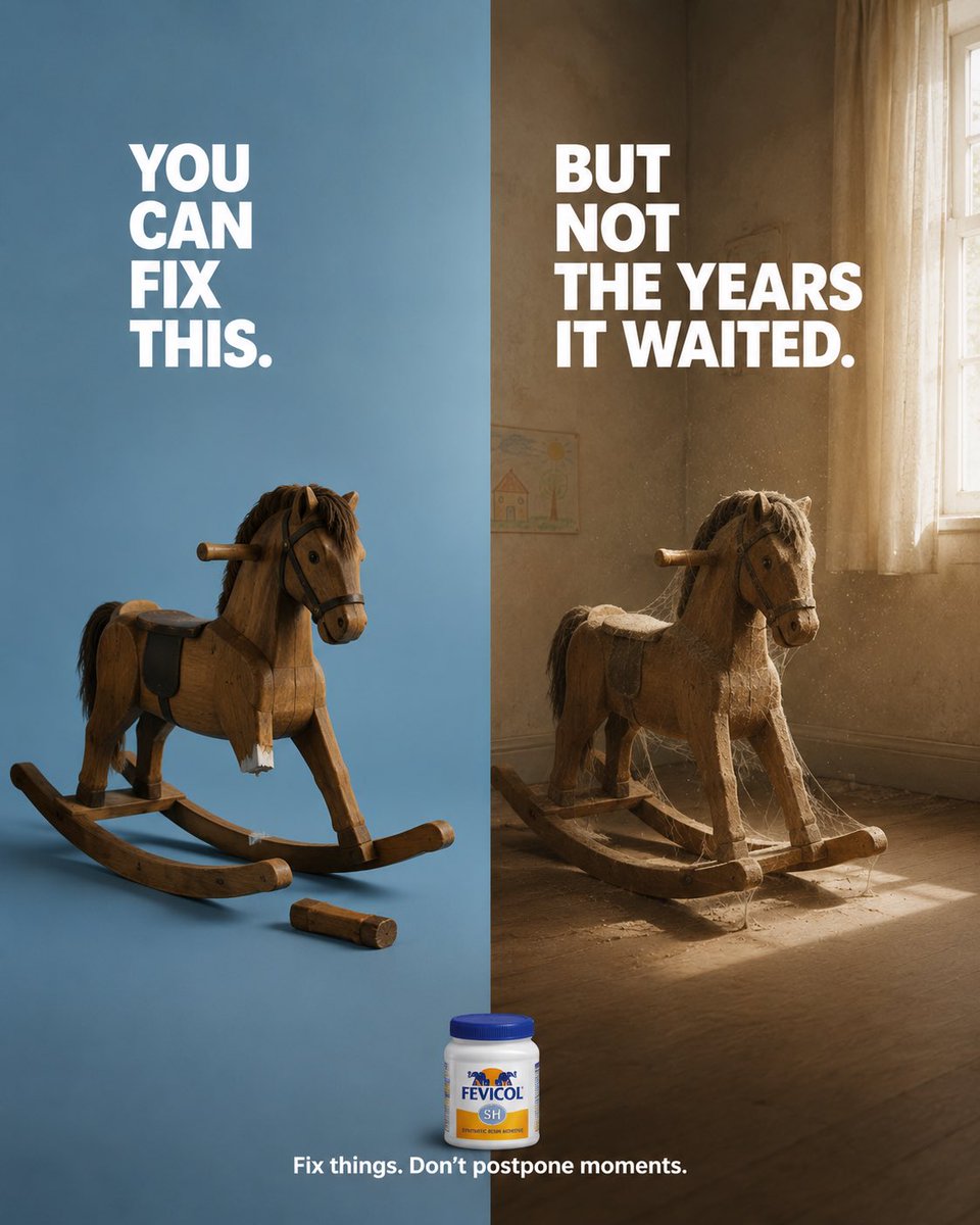 扮演Fevicol的 executive creative director ，与Ogilvy India 、Lowe Lintas 和 DDB Mudra 合作，打造一则基于情感反差而非产品...