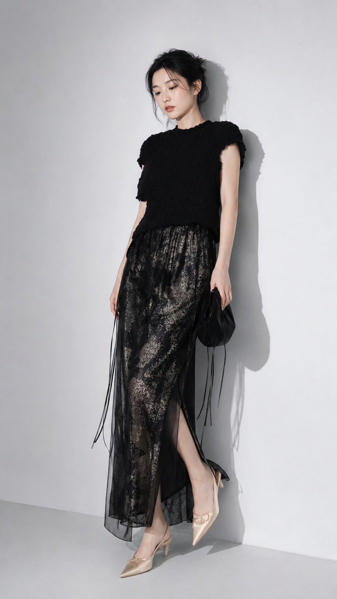 GPT Image 2 on ChatGPT 提示词 ⬇️⬇️⬇️ Create a realistic full-body studio fashion editorial portrait...