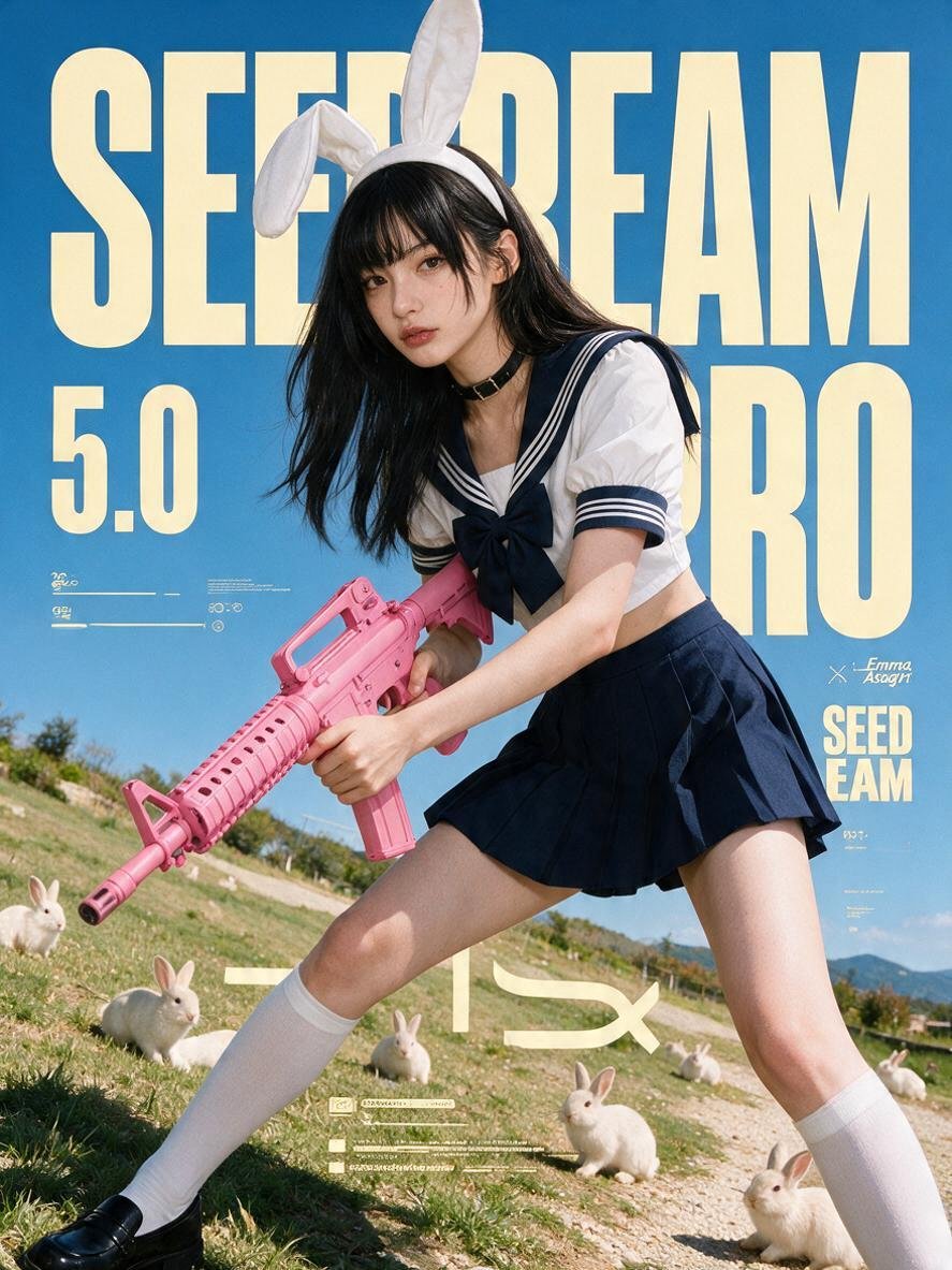创建一张 {ASPECT_RATIO} 满版无出血的编辑动作海报，用于 [Brand Name]。该品牌的视觉识别必须呈现以下可见特征：一张明亮的户外摄影作品，清晰开阔的天空占据画面的大部分区...