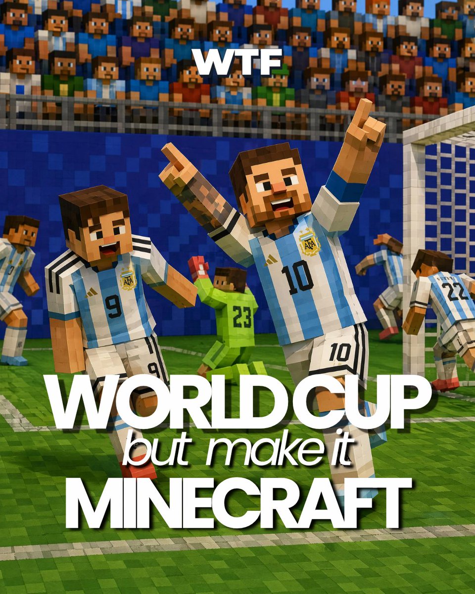 把这张图片转成 3D 渲染图，采用 Minecraft 干净、官方的宣传美术风格，角色为僵硬的方块造型，四肢、身体和头部都由极其清晰的矩形棱柱构成。纹理平滑扁平，光线柔和均匀，没有超写实阴影。...