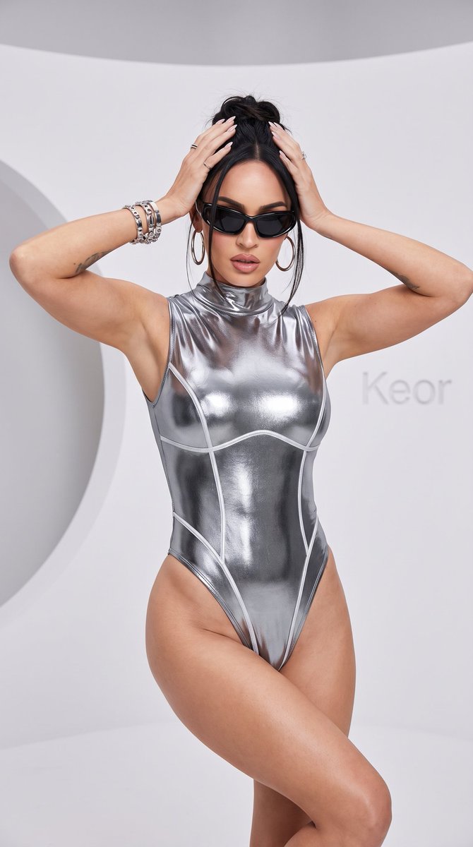 high-fashion editorial, futuristic minimalism, luxury sci-fi, confident bold sleek avant-garde,...