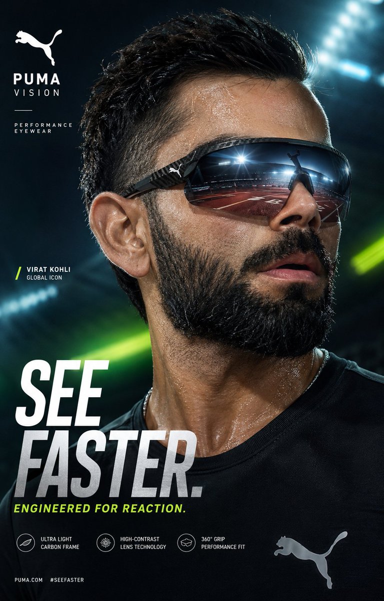 GPT Image 2 Virat Kohli King 👑 Ultra-premium global sports campaign poster featuring Virat Kohli...