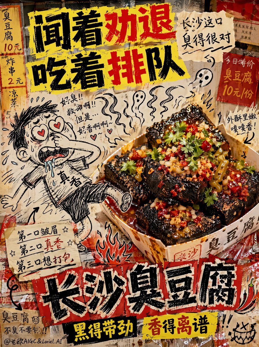 奢华极简布局，优雅的品牌设计，精致的优质设计，整洁的排版，干净的构图，逼真的卡通解剖结构，多余的人物，模糊的食物，塑料感的豆腐，辣椒纹理薄弱，碗的形状变形，无法辨认的中文文字，随机的英文文字，...