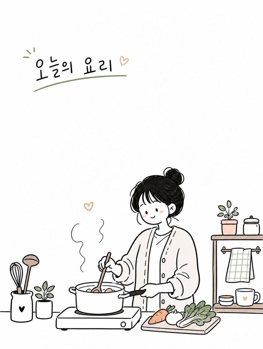 基于 [TOPIC]，创作一幅简单可爱的韩式涂鸦编辑插画。 风格： 手绘涂鸦卡通， 极简编辑信息图插画， 干净的黑色墨水轮廓， 略带不完美的速写线条， 平面 2D 构图， 极简线条艺术， 大面...