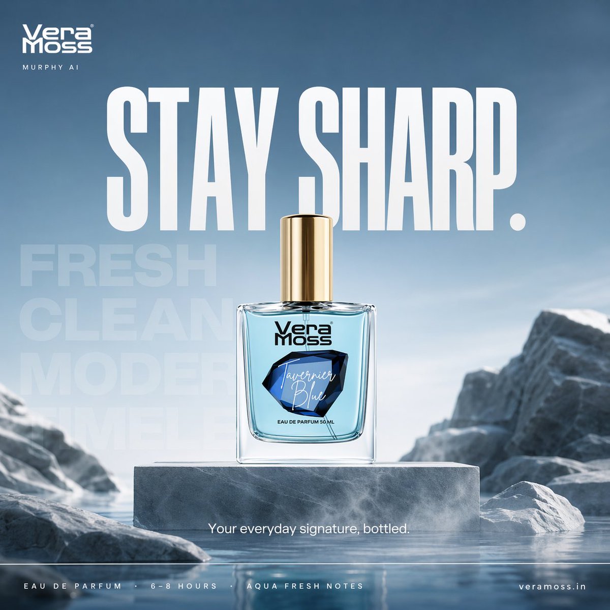 https://t.co/iwaQ4Gl9Qc 为 Vera Moss 香水（Eau De Parfum）创作一系列超写实电影级商业广告牌,高端香氛广告,极致抛光的奢华质感,4:5 海报画幅,...