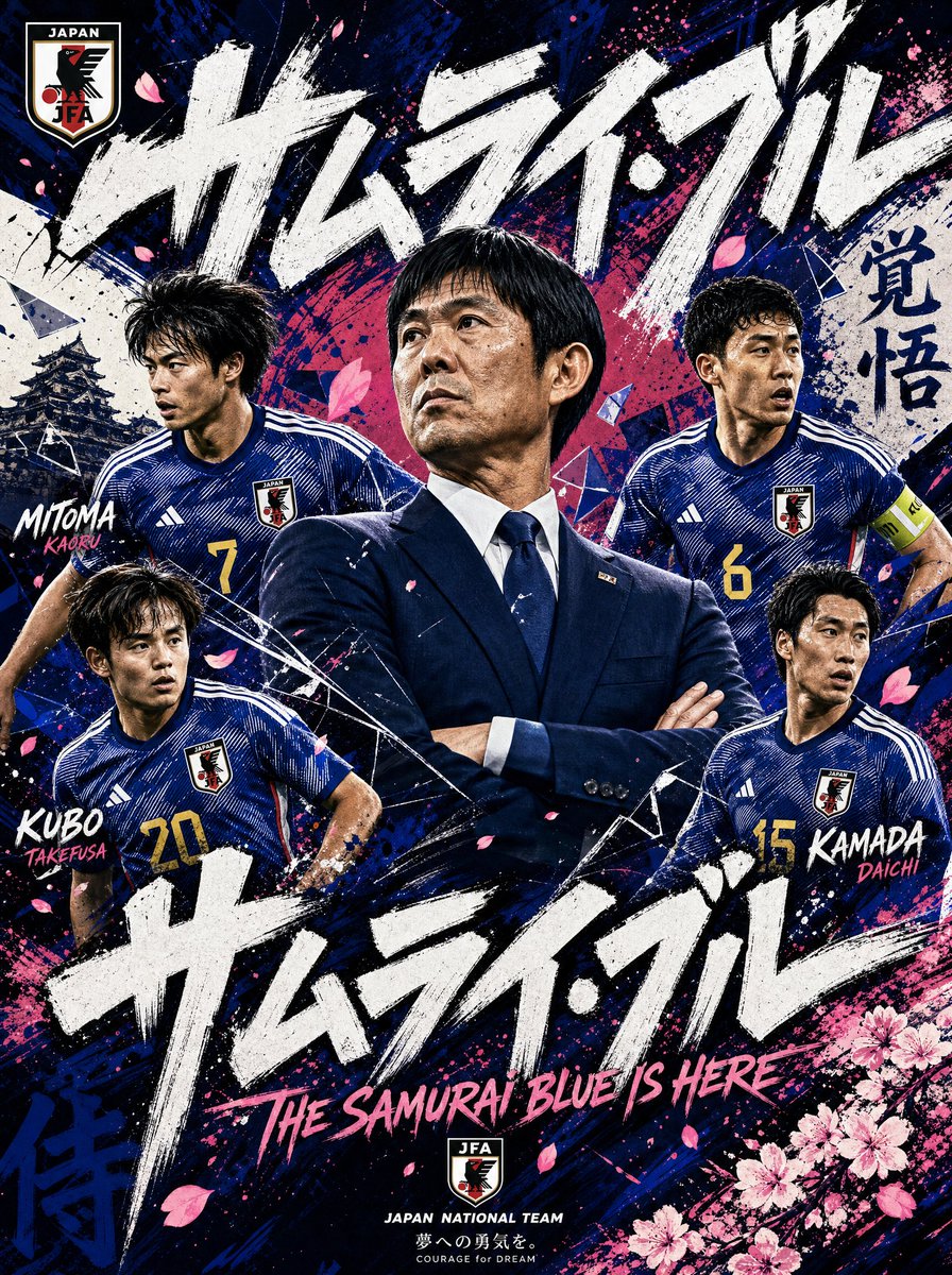 为足球队[TEAM NAME]制作的动感时尚海报，采用大胆的[TEAM COLOR PALETTE]、黑色和白色配色。中心人物[MAIN PLAYER NAME]自信地摆出[MAIN PLAY...