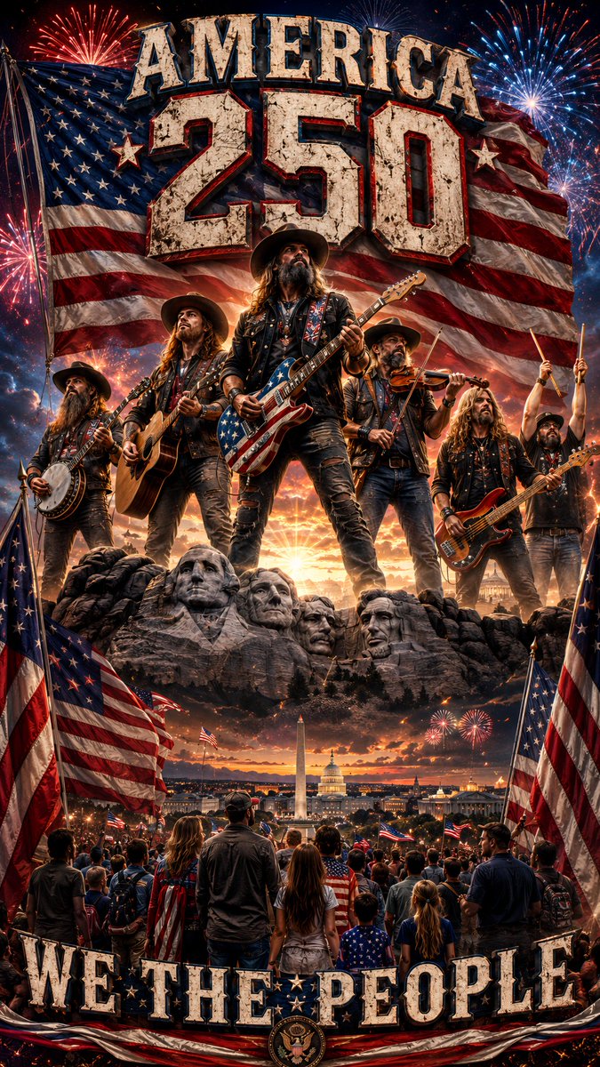 分享你的纯正美式艺术 🦅 🇺🇸 随着美国 250 周年庆典的不断升温，我想分享一些纯正美式艺术作品，同时把提示词也分享给大家，供你们调整和玩耍。 另外提醒一下，老爹的提示词功力依然在线。😎 非...