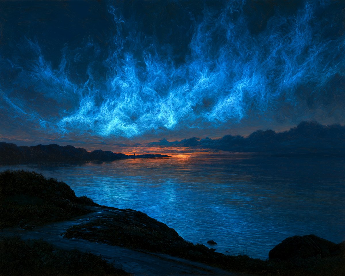 noctilucent --v 8.1 --ar 5:4 #midjourney #promptshare #aiart #tischeins