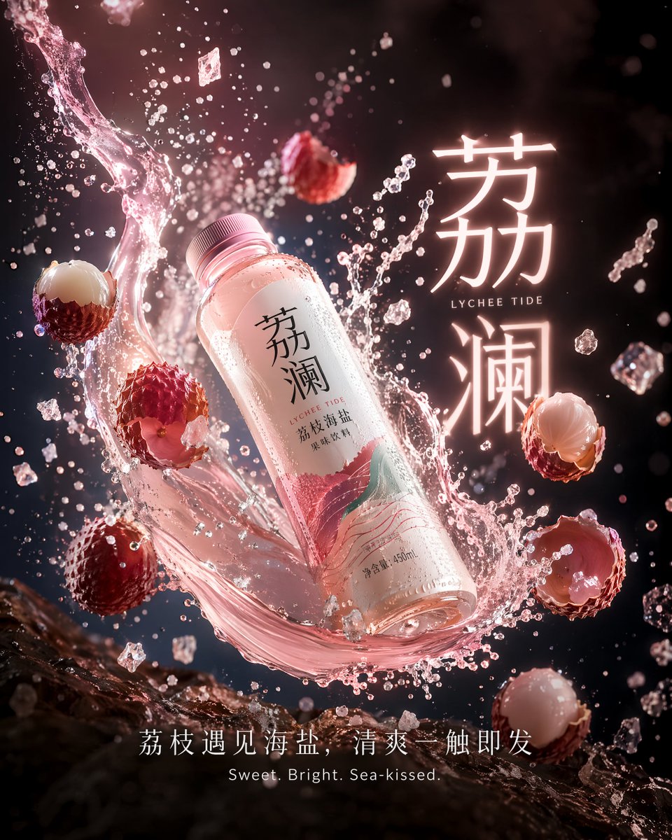 GPT- image 2 提示词👇 为一款名为“紫绒云 / Velvet Taro Frost”的高端紫薯冰淇淋品牌打造电影感十足、动感爆棚的 3D 广告大片：在极具张力的悬浮瞬间中进行捕捉，...