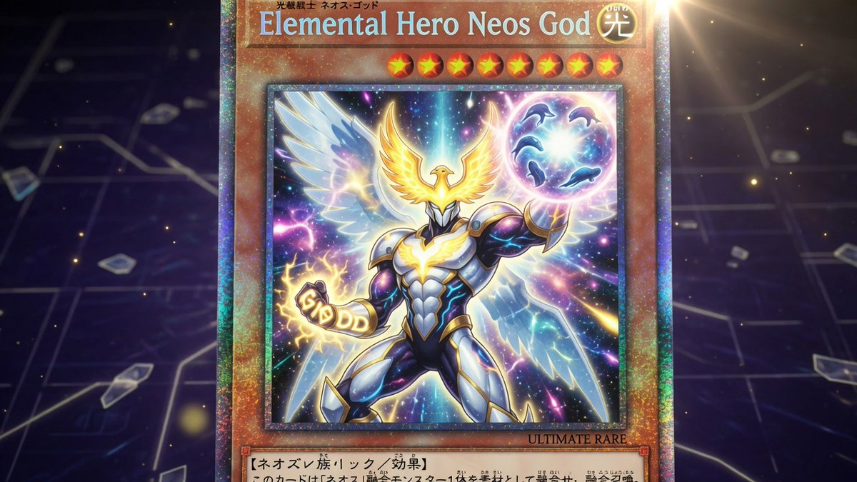 遊戯王ネオスゴッドこれAIで出来た！ https://t.co/jWX8uRkdkA