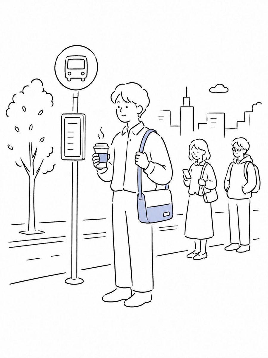 用简洁的手绘涂鸦风格卡通来绘制，就像一个人用黑色毡尖笔随手画的一样。使用自然的马克笔线条、略微抖动的轮廓、细微的手绘不完美感、略微张开的线条边缘，营造温暖的编辑插画涂鸦感。避免精致干净的矢量效...