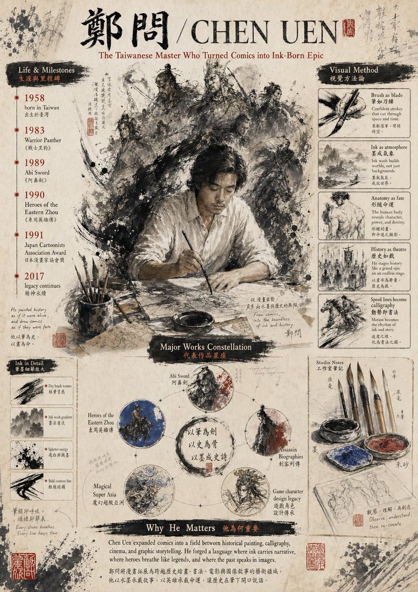 https://t.co/88c5MWKklg prompt: Design a scholarly vintage tribute poster on aged rice paper for...