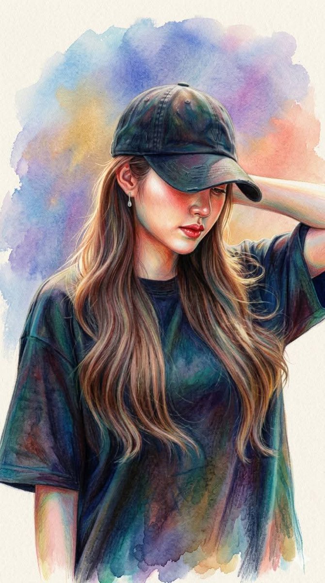 使用 Google Gemini Nano banana pro 创建 提示 ⤵️ 杰作级美术肖像插画,博物馆品质的混合媒介写实主义,丰富鲜艳的调色板,超精细的彩色铅笔、粉彩、水彩及绘画渲染技...