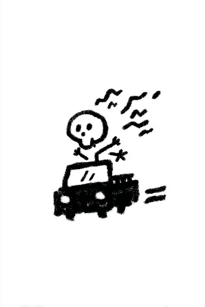 “骷髅正在骑摩托车。创意转场到骷髅驾驶汽车。固定镜头。无音乐。” Gen 2: 第 1 帧：骷髅驾驶汽车 最后一帧：骷髅驾驶超级跑车 提示词： “骷髅正在驾驶汽车。创意转场到骷髅驾驶超级跑车。...