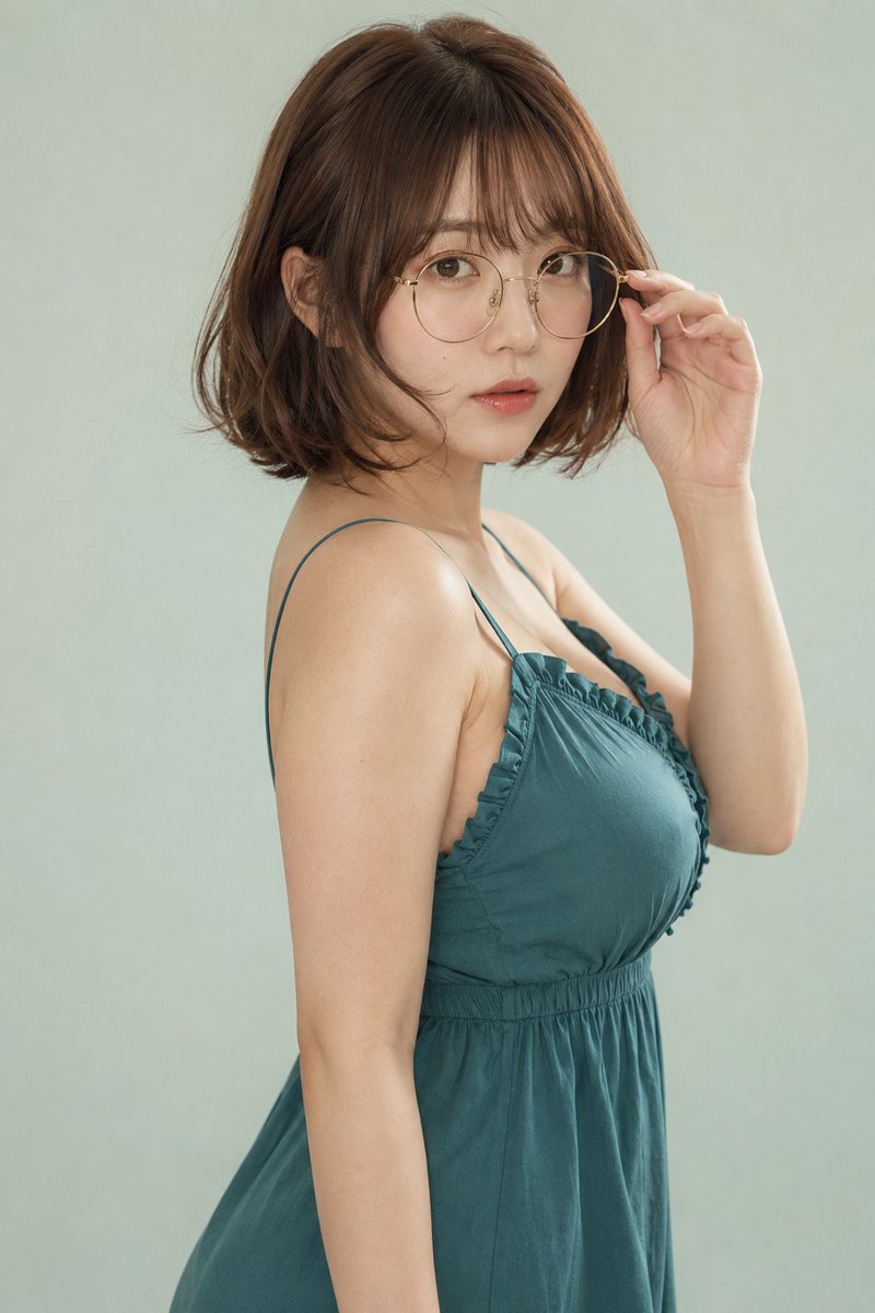 办公室女孩 🧐 GPT 图像 2 提示词 👇 创建一个真实的真人版肖像：一位二十多岁的东亚成年女性，具有甜美的日本/韩系外貌，柔软白皙的皮肤，圆润可爱的脸庞，平静的大棕色眼睛，自然光泽的妆容，...