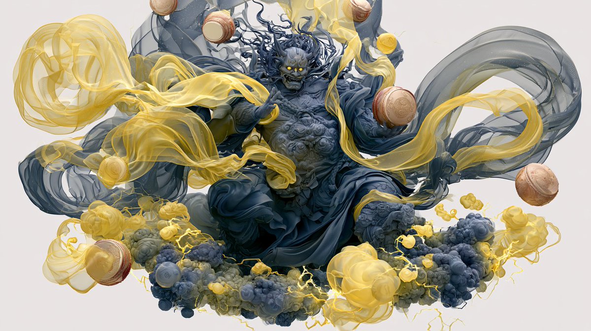 [LEGENDARY_FIGURE] 威临 [CREATURE/BEAST]，以光滑的体积感三维编辑插画风格呈现，巨大而半透明的丝绸缎带极光形态以 [COLOR1] 与 [COLOR2] 的虹...