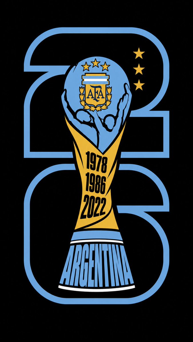 以大胆、扁平、排版插画的风格创建一个 2026 年 FIFA 世界杯国家变体徽章。完全保留官方 2026 年 FIFA 世界杯堆叠标识：数字“2”位于上半部分，数字“6”位于下半部分，两者居中...